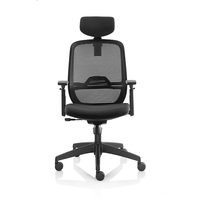 Chaise de bureau de direction à dossier haut personnalisée avec base en alliage d'aluminium chromé et accoudoirs rembourrés rabattables