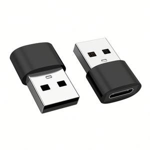 Adaptador de Carga OTG Hembra Tipo C a USB para iPhone, Cable PD, Conversor de Cable de Datos Doble Tipo C. - Product Image 1