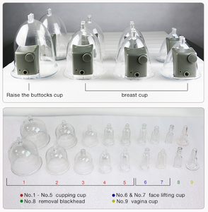 Masseur électrique de bureau pour le lifting des seins et des fesses avec aspiration sous vide pour l'augmentation mammaire, le <span class=keywords><strong>drainage</strong></span> <span class=keywords><strong>lymphatique</strong></span> et le massage corporel - Product Image 5
