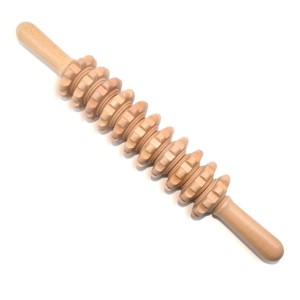 Masseur en bois de hêtre 100% naturel, soins de santé, thérapie lymphatique, outil de massage - Product Image 4