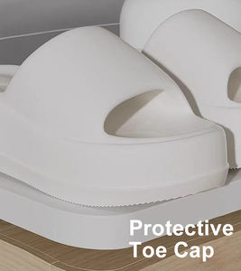 Señoras nuevo estilo <span class=keywords><strong>EVA</strong></span> suela gruesa antideslizante plástico al aire libre para zapatillas cómodo uso doméstico para Primavera Verano otoño-moda - Product Image 3