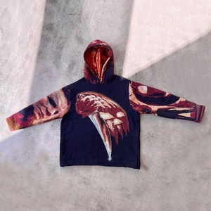Produttore Hoodi Jacquard girocollo <span class=keywords><strong>Anime</strong></span> felpa da uomo tessuto abbigliamento giacca Streetwear maglione personalizzato arazzo felpa con cappuccio - Product Image 4