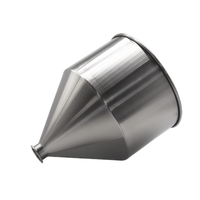 Entonnoir semi-automatique pour miel, 5L/100L, pour liquides et pâtes, cylindrique, de type industriel