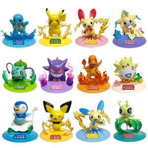 Collezione di Action Figure per Bambini, Giocattoli <span class=keywords><strong>Anime</strong></span> Cartoon Poke Mon Pika Charmander Gengar, Scatole Misteriose in PVC per UFO Catcher - Product Image 5