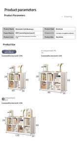 Mueble de Almacenamiento de Esquina de Madera, de Pared o de Pie, con Múltiples Niveles, Diseño Moderno, 4 Estantes, para Hogar, Oficina en Casa, <span class=keywords><strong>Dormitorio</strong></span> - Product Image 5