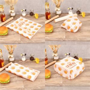 Feuilles de papier ciré de qualité alimentaire, design coloré pour restaurant, emballage de burger avec logo personnalisé, boîte à pâtisserie résistante à la graisse - Product Image 6
