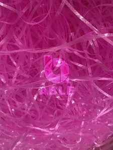 <span class=keywords><strong>BEVE</strong></span> 50g/sac Papier spécial déchiqueté en raphia pailleté, imperméable simple face, 3MM, rose chiné, pour remplissage de boîtes cosmétiques - Product Image 4