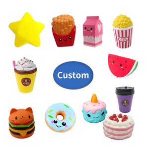 Custom PU Foam Squishy Toy Kawaii Soft Slow Rebound Stress Ball Toy Party Favors Stress Relief <b>Fidget</b> Toy for Kids Adult - Product Image 1