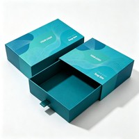 Boîte cadeau de luxe personnalisée avec logo pour savon, emballage coulissant en papier, encre soja, vente en gros