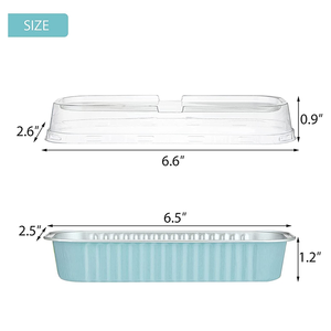 Khuôn nướng bánh mì nhỏ dùng một lần bằng nhôm, khay nướng bánh bằng nhôm, cốc bánh bằng nhôm có nắp vòm - Product Image 5