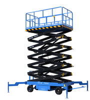 Lift Gunting Listrik 4-18m Skylift 6m 8m 10m 12m 14m Pengangkat Bergerak Perancah Lift Gunting Hidrolik Listrik