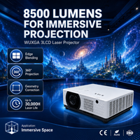 Projecteur laser 3LCD à courte focale de 8 500 lumens WUXGA avec déplacement de l'objectif pour conférences, auditoriums et expositions