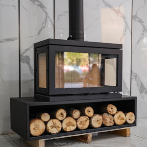 Poêle à bois de style européen de bonne qualité Foyer autoportant Poêle - Product Image 3