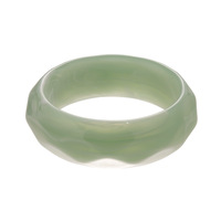Bracelet YL en acrylique vert olive brillant, style européen et américain, personnalisé, mode, luxe léger, haut de gamme