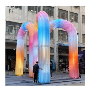 <span class=keywords><strong>Arche</strong></span> <span class=keywords><strong>d</strong></span>'entrée gonflable lumineuse pour événements estivaux, utilisable en intérieur et en extérieur - Product Image 1
