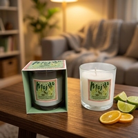 Diffuseur de parfum en cire de paraffine artisanal et écologique, senteur cocktail cosmopolite, aromathérapie moderne, Pâques, Ramadan