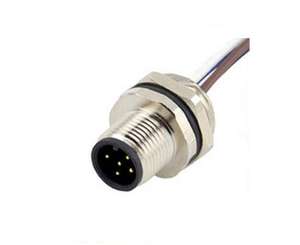 Conector de panel adaptador de brida, equivalente a un código, 8 pines, m12 - Product Image 3