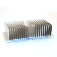 Dissipateur thermique en aluminium noir pour PC, serveur, ordinateur portable, ventilateur de refroidissement du processeur, vente en gros