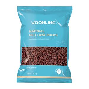 1,5Kg Vulkanische Steen Rood Substraat Zand Natuurlijke Aquascape Keramische Steen Korrelig Filtermateriaal Zwarte Rots Visbak Grind - Product Image 3
