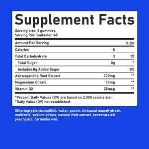 Gomitas Nutricionales de Ashwagandha de Alta Calidad, Extracto de Raíz de Ashwagandha, Equilibran el Cortisol, Mejoran el Estado de Ánimo, Relajantes y Calmantes - Product Image 6
