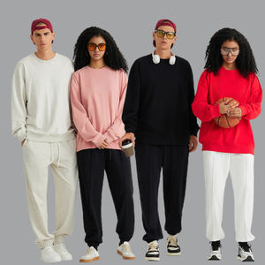 380 GSM Sweatshirts de haute qualité Hommes Automne Vente en gros O-cou Logo personnalisé - Product Image 6