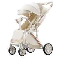Poussette pliable à 4 roues avec cadre en métal, capacité de charge de 20 kg, pour enfants de plus de 3 ans, landau pour bébé
