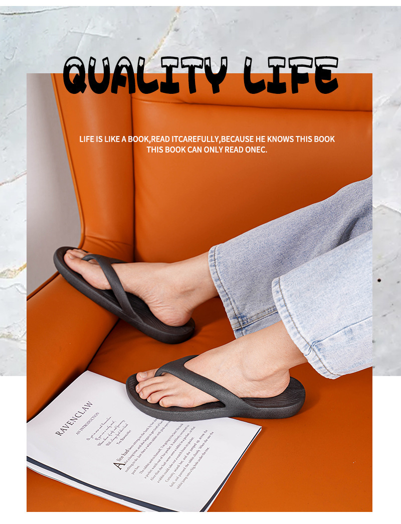 PVC Flip-flops Wholesale Custom Logo Image Anti-slip Summer Soft Sole Flip Flops Slippers