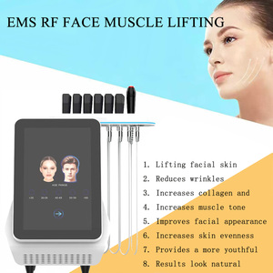 Appareil de raffermissement facial électromagnétique professionnel, qualité salon, pour le raffermissement de la peau, la réduction des rides et le rajeunissement - Product Image 2