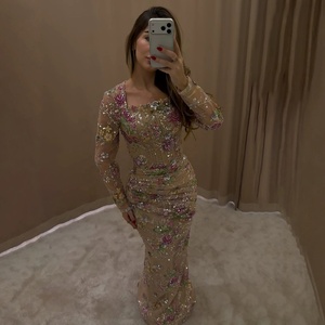 Serene Hill LA73552G Abito da Sera a Maniche Lunghe con Motivo Floreale per Matrimoni e Feste per Donne 2026 - Product Image 1