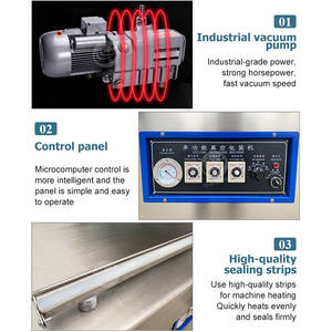 ORME Auto Things SUS304 Empaquetador de alimentos Paquete de carne Apple Pie Máquina de envasado al vacío para <span class=keywords><strong>levadura</strong></span> seca instantánea - Product Image 2