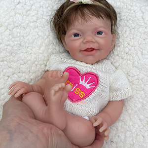 Muñeca Reborn de Silicona de 12 Pulgadas, Realista, Bebé Recién Nacido, Niño/Niña, Juguete Suave, Transpirable, con Cabello Enraizado, para Juego de Roles y Regalos - Product Image 3