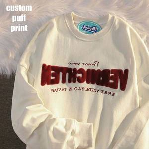 库存2025新创新最受欢迎2025年最佳新产品高品质羊毛男女通用街装圆领运动衫男士 - Product Image 1