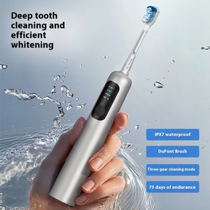 แปรงสีฟันโซนิคแบบสั่นสะเทือน ขนแปรงนุ่ม ชาร์จไฟได้ในตัว ยี่ห้อโรงงานผลิต พร้อมไฟ LED แสดงสถานะการชาร์จ ใช้พลังงานจาก USB ระดับกลาง สำหรับใช้ในครัวเรือน - Product Image 4