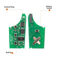 Clé télécommande universelle KEYDIY KD NB04-3 PCF à 3 boutons pour Hyundai KIA, type 5 pièces/lot