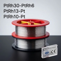 Alambre Profesional de Aleación de Platino y Rodio Pt-Rh10/Pt-Rh20/Pt-Rh30 para Medición de Temperatura en Fundición de Vidrio y Acero
