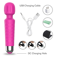 Sexspielzeug Vibrator Klitoris-Stimulator G-Punkt-Massage Vibration Silikon Weiblicher Erwachsenen-AV-Stabvibrator Sexspielzeug für Frauen