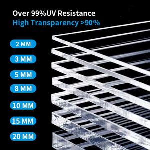 Nhà Máy Bán buôn 4x8 không thể phá vỡ PC vật liệu xây dựng UV bảo vệ nhựa tấm <span class=keywords><strong>polycarbonate</strong></span> trong suốt - Product Image 3