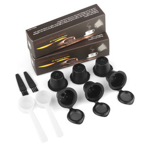 3 capsules de café en plastique rechargeables, dosettes <span class=keywords><strong>Nespresso</strong></span> réutilisables avec filtre en acier inoxydable pour machine à café <span class=keywords><strong>Nespresso</strong></span> - Product Image 4