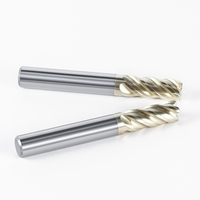 HANDERK Ángulo de hélice variable de alta calidad HRC70 Fresa de extremo de radio de esquina de carburo de tungsteno de 4 flautas para CNC