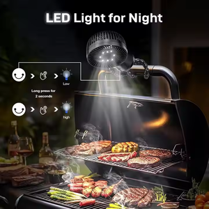 Clip rotatif sur ventilateur de poche Usb avec lumière LED ventilateur de poussette de bébé <span class=keywords><strong>pour</strong></span> poussette vélo <span class=keywords><strong>Camping</strong></span> 10000mah ventilateur de Table Rechargeable - Product Image 3