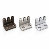 Charnières et loquets en acier inoxydable, accessoires de verrouillage pour outils, pièces de précision moulées par injection de métal pour armoire à outils