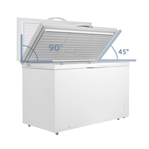 Congélateur coffre sophistiqué en acier inoxydable avec fonction de fabrication de glace - Product Image 3
