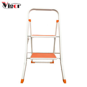 Escada de ferro 2 andares barato preço, escada dobrável portátil - Product Image 4
