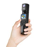 Nueva Cámara de Acción Portátil 4K con Pantalla IPS de 1.5'' y 350 °   Lente Giratoria para Vlogging/Ciclismo