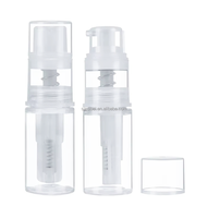 Flacon pulvérisateur vide en plastique pour poudre sèche cosmétique avec pompe, emballage pour poudre libre, rechargeable, transparent, pour poudre pour bébé