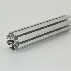 Espositore modulare personalizzato stand stand intelatura sistemi CNC lavorati colonna ottagonale profili in alluminio foratura brocciatura +/-0.01mm - Product Image 4