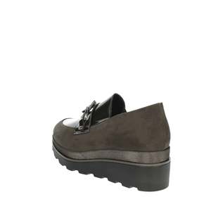 Mocassino da Donna Flexistep MM854825, Scarpa Casual con Zeppa Color Tortora - Product Image 2