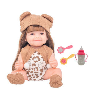 <span class=keywords><strong>Muñecas</strong></span> <span class=keywords><strong>para</strong></span> niños, juguetes <span class=keywords><strong>para</strong></span> <span class=keywords><strong>niñas</strong></span>, simulación de llanto, risa, muñeca Reborn de 14 pulgadas con espejo de Peine - Product Image 4