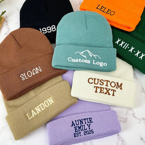 <span class=keywords><strong>Gorro</strong></span> de Invierno Térmico Grueso con Logotipo Bordado Personalizado, <span class=keywords><strong>Gorro</strong></span> de Punto Cálido 100% Acrílico, Unisex, Liso, de Color Sólido, al por Mayor - Product Image 3