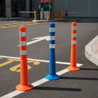 750mm Flexible Sécurité Post Delineator Sécurité routière PU Traffic Bollard Traffic Warning Products